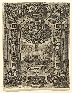 Emblem of Lucrezia Gonzaga by Giorgio Ghisi|Lucrezia Gonzaga