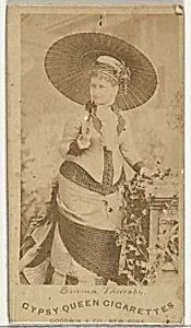 Emma Thiersby, from the Actors and Actresses series (N171) for Gypsy Queen Cigarettes by Goodwin & Company