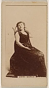 Emma Warch, from the Actresses series (N245) issued by Kinney Brothers to promote Sweet Caporal Cigarettes by Kinney Brothers Tobacco Company