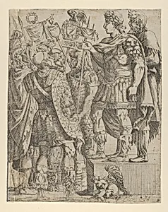Emperor addressing his Soldiers