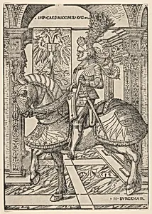 Emperor Maximilian I on Horseback