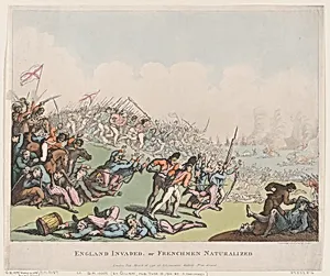 England Invaded, or Frenchmen Naturalized by Thomas Rowlandson|Rudolph Ackermann, London