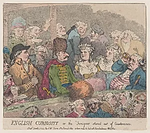 English Curiosity or The Foreigner Stared Out of Countenance by S. W. Fores|Thomas Rowlandson