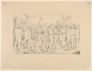 Enlistment of Sickles' Brigade, New York (from Confederate War Etchings)