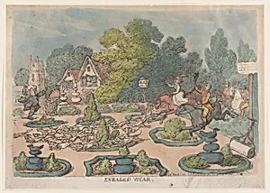 Enraged Vicar by Thomas Rowlandson