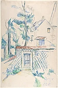 Entrance to a Garden by Paul Cézanne