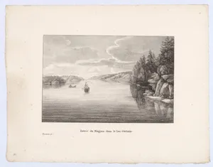 Entrée du Niagara dans le Lac Ontario