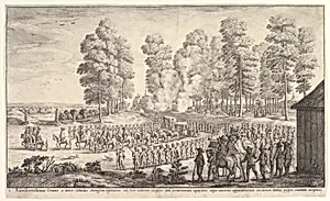 Entry of the Count of Thurn and Taxis into Hemissen by Lamoral Claudius Franz, Count of Thurn and Taxis|Wenceslaus Hollar|Alexander Roelants
