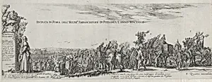 Entry of the Polish Ambassador into Rome by Stefano della Bella