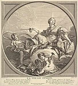 Epic Poetry by François Boucher|Claude Augustin Duflos le Jeune