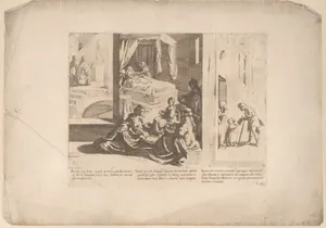 Episode 1: Saint Bernardino's parents pray to God for a son; Episode 2: The Birth of Saint Bernardino; Episode 3: The Young Saint Bernardino performs an act of mercy, from "The Life of Saint Bernardino of Siena"