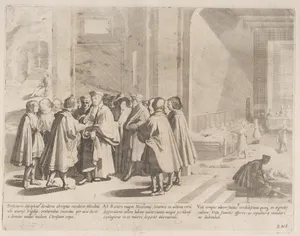 Episode 7: Sienese hospitals turn to the rector in desperation during an outbreak of disease; Episode 8: A terrible pestilence plagues Siena; Episode 9: Saint Bernardino withdraws to hold vigil and contemplate, from "The Life of Saint Bernardino of Siena"