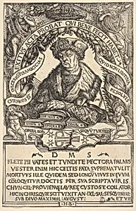 Epitaph of Conrad Celtis