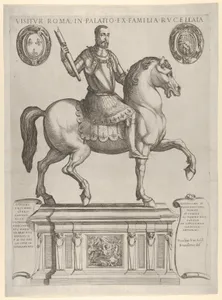 Equestrian Statue of Henry II, King of France, in the Palazzo Rucellai by Daniele de Volterra