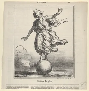 Equilibre Europeen, from Actualités, published in le Charivari, April 3, 1867