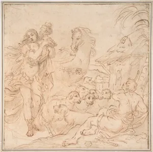 Erminia and the Shepherds (a scene from Torquato Tasso's Gerusalemme Liberata)