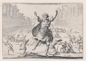Escarmouche dans un Cirque (Skirmish in a Circus), from Les Caprices Series A, The Florence Set
