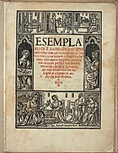 Esemplario di Lauori..., title page (recto)