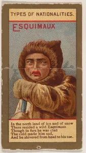 Esquimaux, from Types of Nationalities (N240) issued by Kinney Bros.