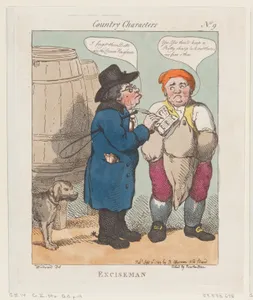 Exciseman by George Murgatroyd Woodward|Thomas Rowlandson|Rudolph Ackermann, London