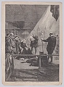 Execution of Mary, Queen of Scots, from "Illustrated London News" by Mary, Queen of Scots|Sir John Gilbert|William Luson Thomas