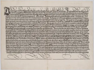Explanatory Text, Part I, from the Arch of Honor, proof, dated 1515, printed 1517-18