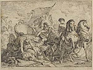 Fall of Antiochus From His Chariot