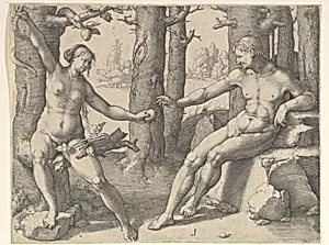 Fall of Man by Lucas van Leyden