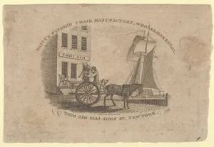 Fancy & Windsor Chair Manufactory, Wholesale & Retail, Thomas Ash, No. 33 John Street, New York