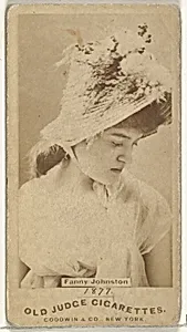 Fanny Johnston, from the Actors and Actresses series (N171) for Old Judge Cigarettes by Goodwin & Company