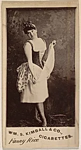 Fanny Rice, from the Actresses series (N203) issued by Wm. S. Kimball & Co. by William S. Kimball & Company