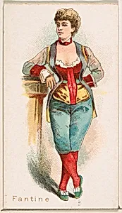 Fantine, from the Ballet Queens series (N182) issued by Wm. S. Kimball & Co. by William S. Kimball & Company