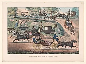 Fashionable "Turn-Outs" in Central Park