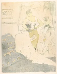 Fastening a Corset – A Passing Conquest, from the series Elles