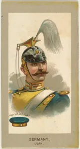Fatigue Cap, Ulan, Germany, from the Military Uniforms series (T182) issued by Abdul Cigarettes