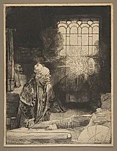 Faust by Rembrandt (Rembrandt van Rijn)