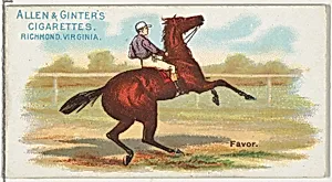 Favor, from The World's Racers series (N32) for Allen & Ginter Cigarettes by Allen & Ginter|Lindner, Eddy & Claus
