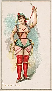 Favorita, from the Ballet Queens series (N182) issued by Wm. S. Kimball & Co. by William S. Kimball & Company