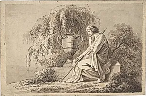 Female Figure Seated Beside an Urn