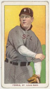 Ferris, St. Louis, American League, from the White Border series (T206) for the American Tobacco Company