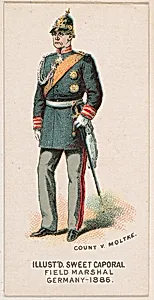Field Marshal, Germany, 1886, from the Military Series (N224) issued by Kinney Tobacco Company to promote Sweet Caporal Cigarettes by Kinney Brothers Tobacco Company