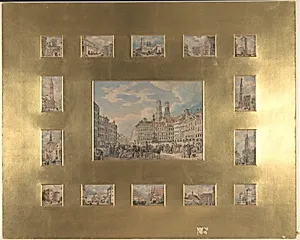Fifteen Architectural Subjects: Views of Munich by Heinrich Adam