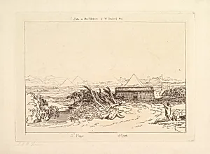 Fifth Plague of Egypt (Liber Studiorum, part III, plate 16) by Joseph Mallord William Turner