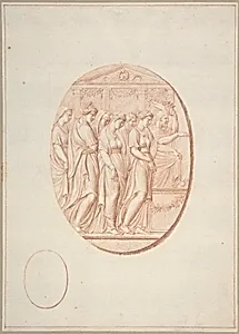 Figures before an Altar