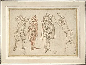 Figures in Theatrical Costumes