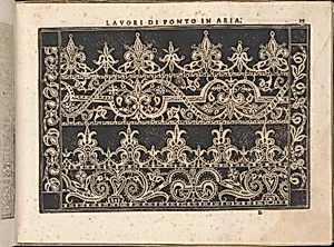 Fiore D'Ogni Virtu Per le Nobili Et Honeste Matrone, page 17 (recto) by Isabella Catanea Parasole|Antonio Fachetti