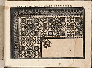 Fiore D'Ogni Virtu Per le Nobili Et Honeste Matrone, page 29 (recto) by Isabella Catanea Parasole|Antonio Fachetti