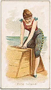 Fire Island, from the Fancy Bathers series (N187) issued by Wm. S. Kimball & Co. by William S. Kimball & Company