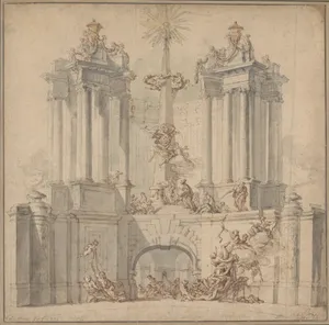 Fireworks Display for the Convalescence of Louis XV