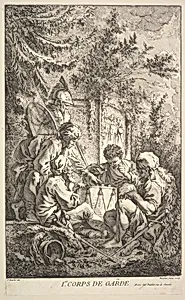 First Guard-Room by Jacques Gabriel Huquier|François Boucher|Buldet